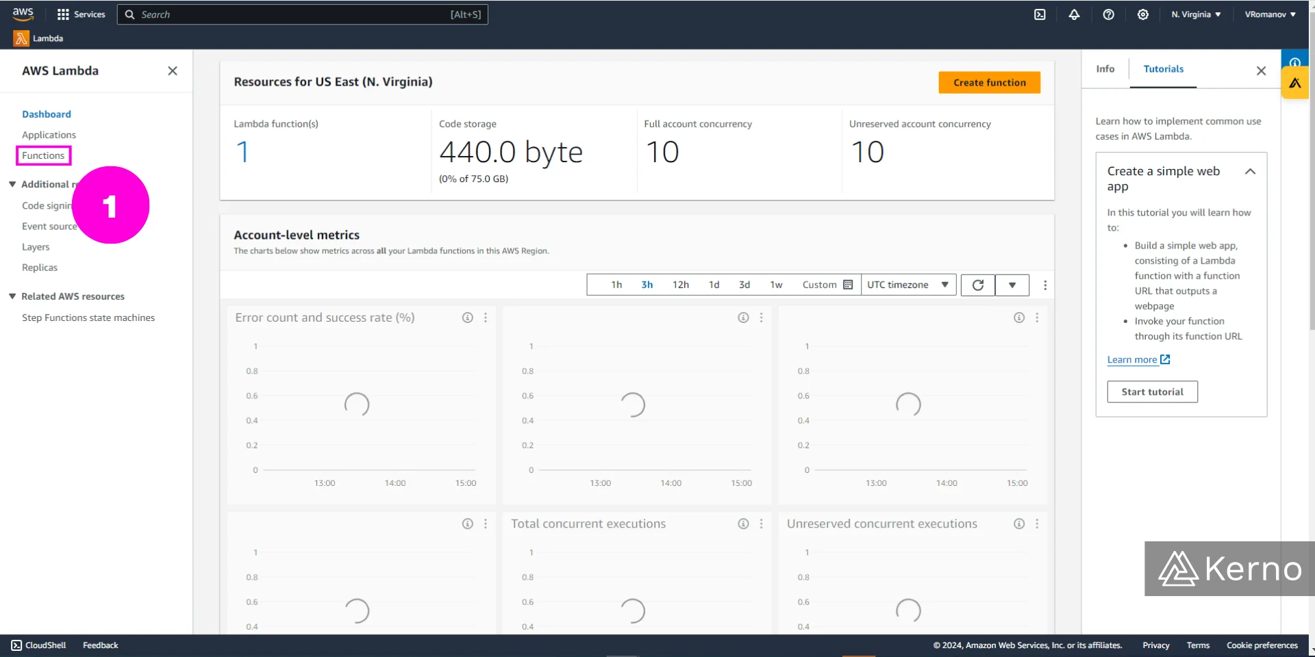 Figure 6 - Serverless Architectures & AWS Lambda Introduction | Locate the Code Source and Start Testing